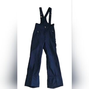 Bogner Vtg Navy Ski Bibs Sz 30 Reg  Utility Loop Premium Hardware
